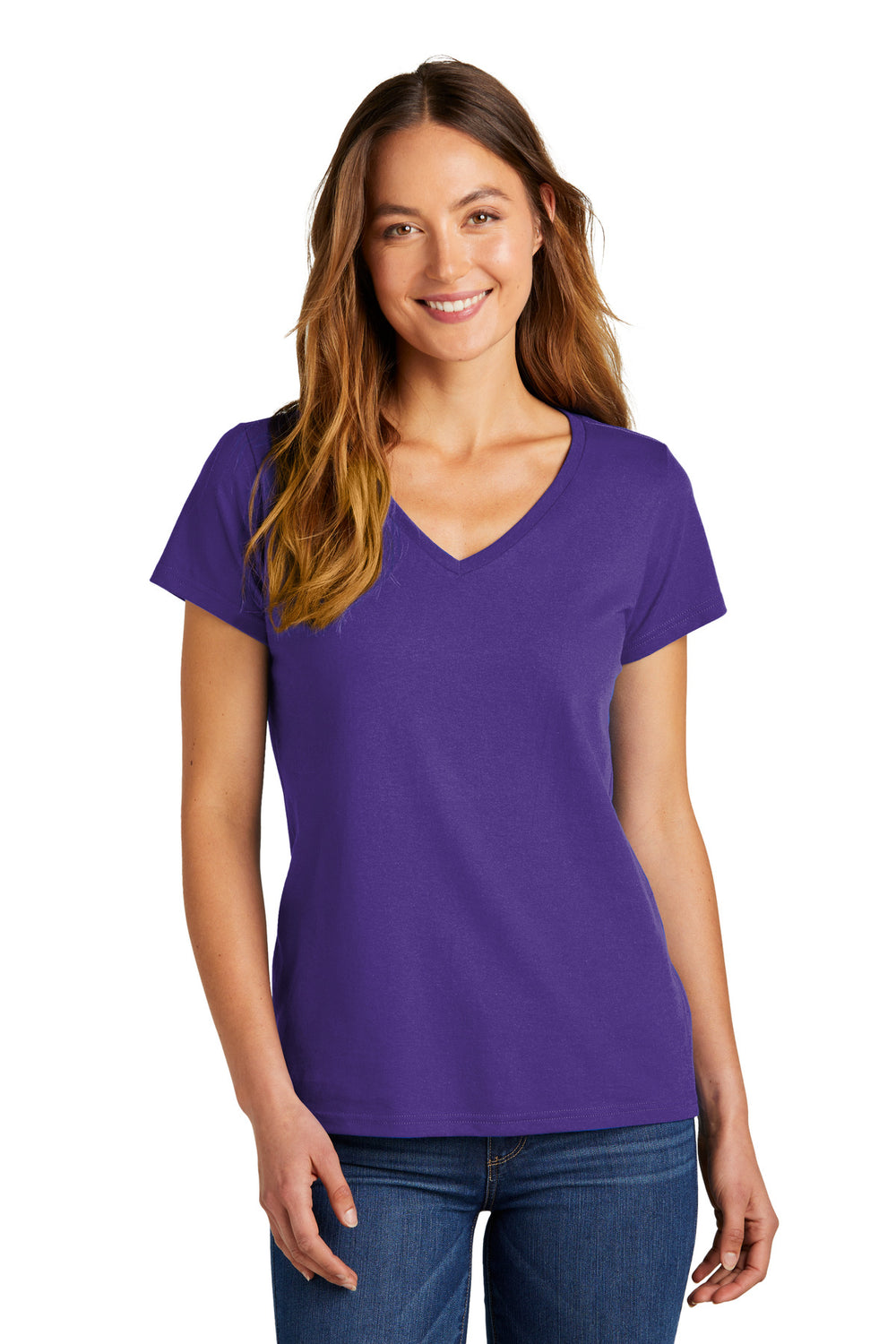 District® Women’s The Concert Tee® V-Neck - Purple - XS