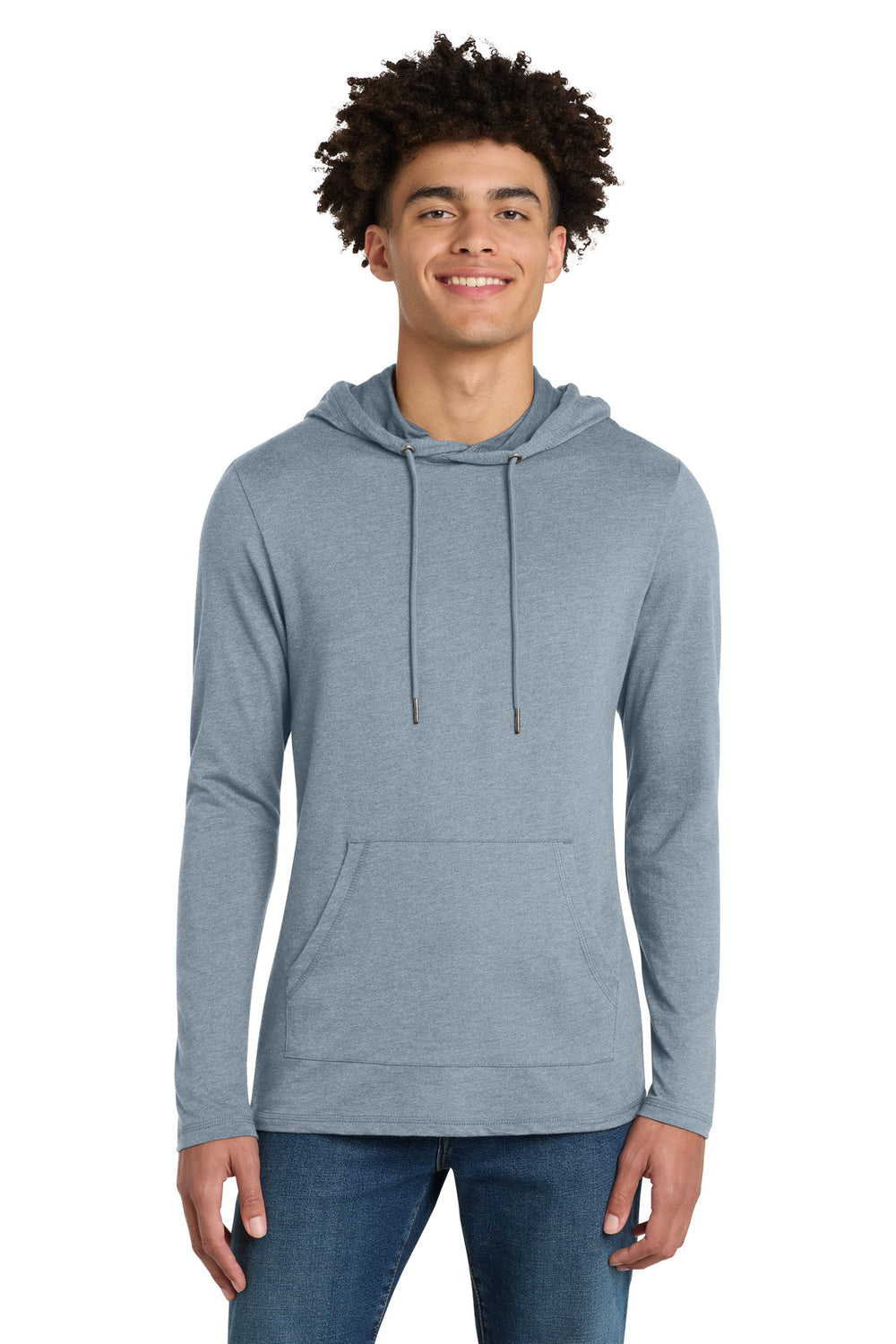 District® Featherweight French Terry™ Hoodie - Flint Blue Heather - 2XL