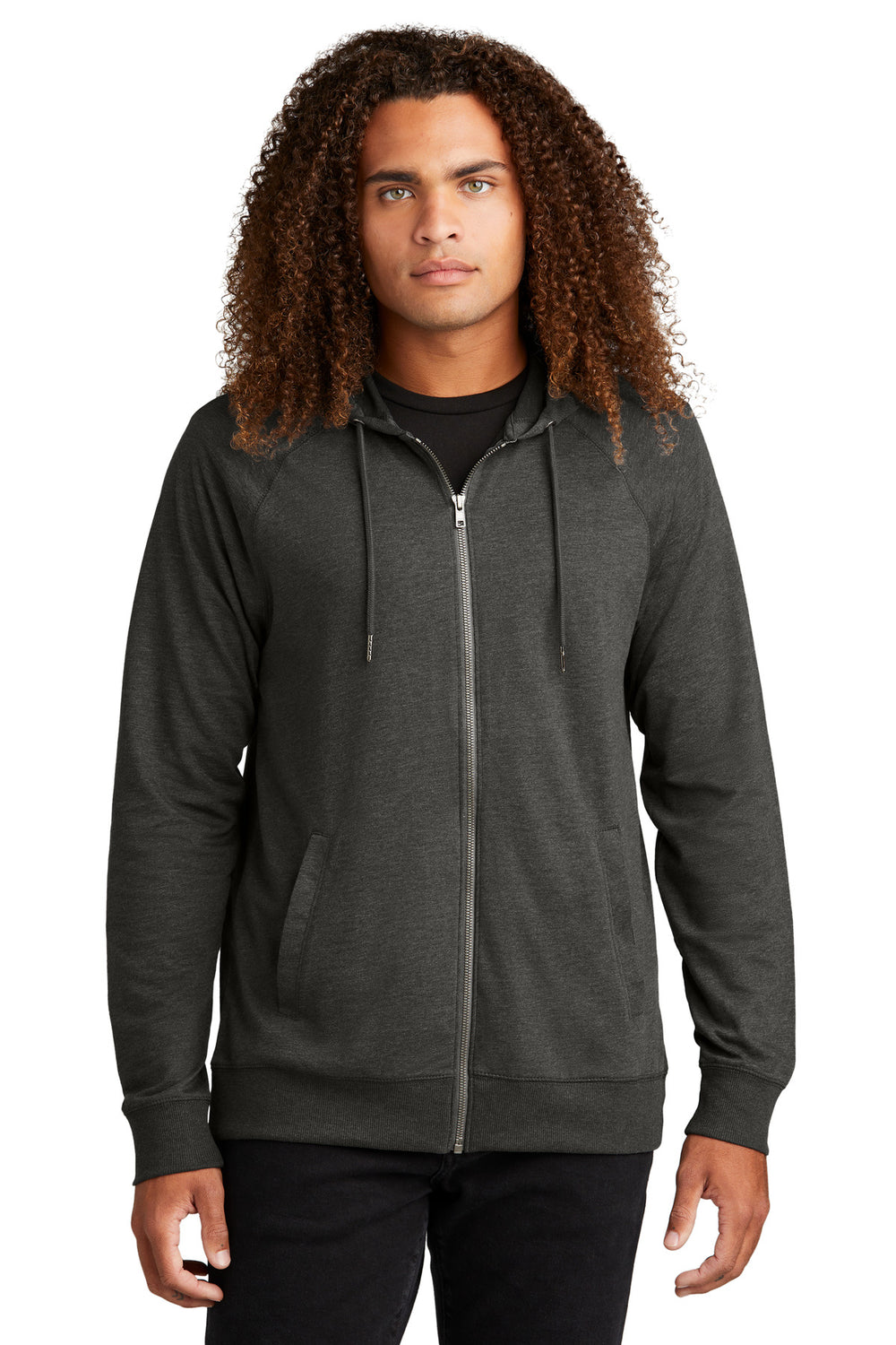 District® Featherweight French Terry™ Full-Zip Hoodie - Washed Coal - XS