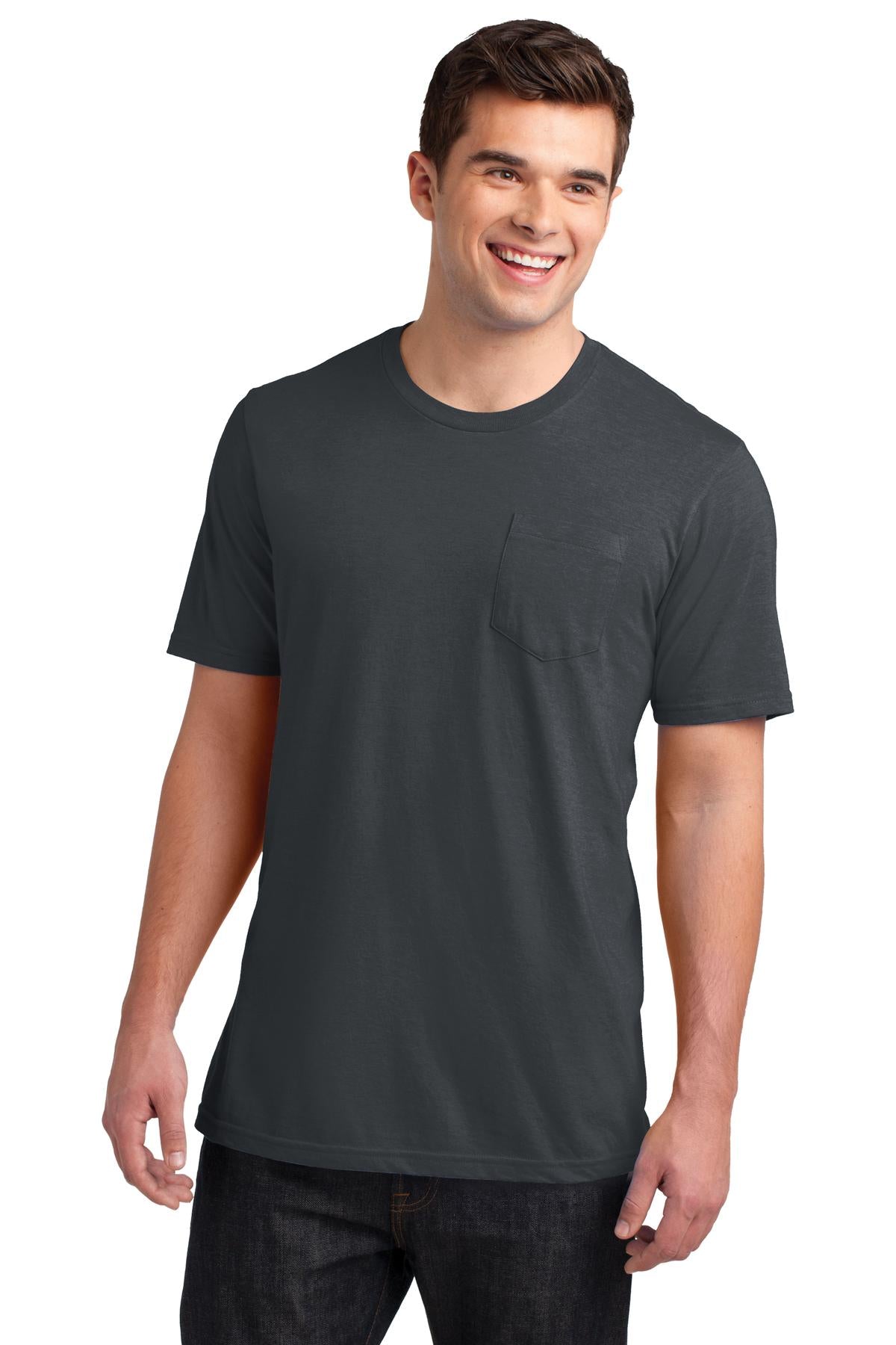 District ® Very Important Tee ® with Pocket - Charcoal - XS