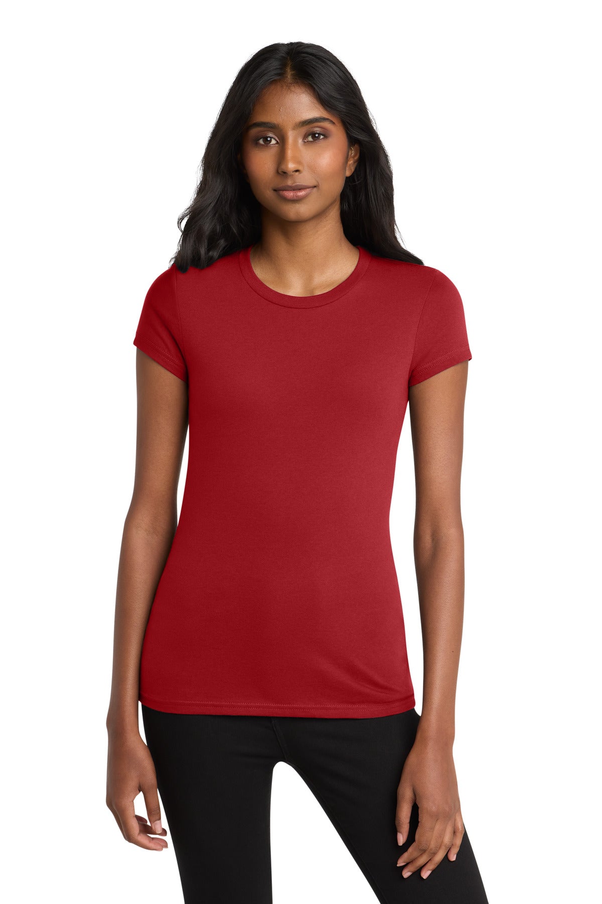 District ® Women’s Fitted Very Important Tee ® - Classic Red - XS