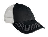 District® Mesh Back Cap - Black/ White - OSFA