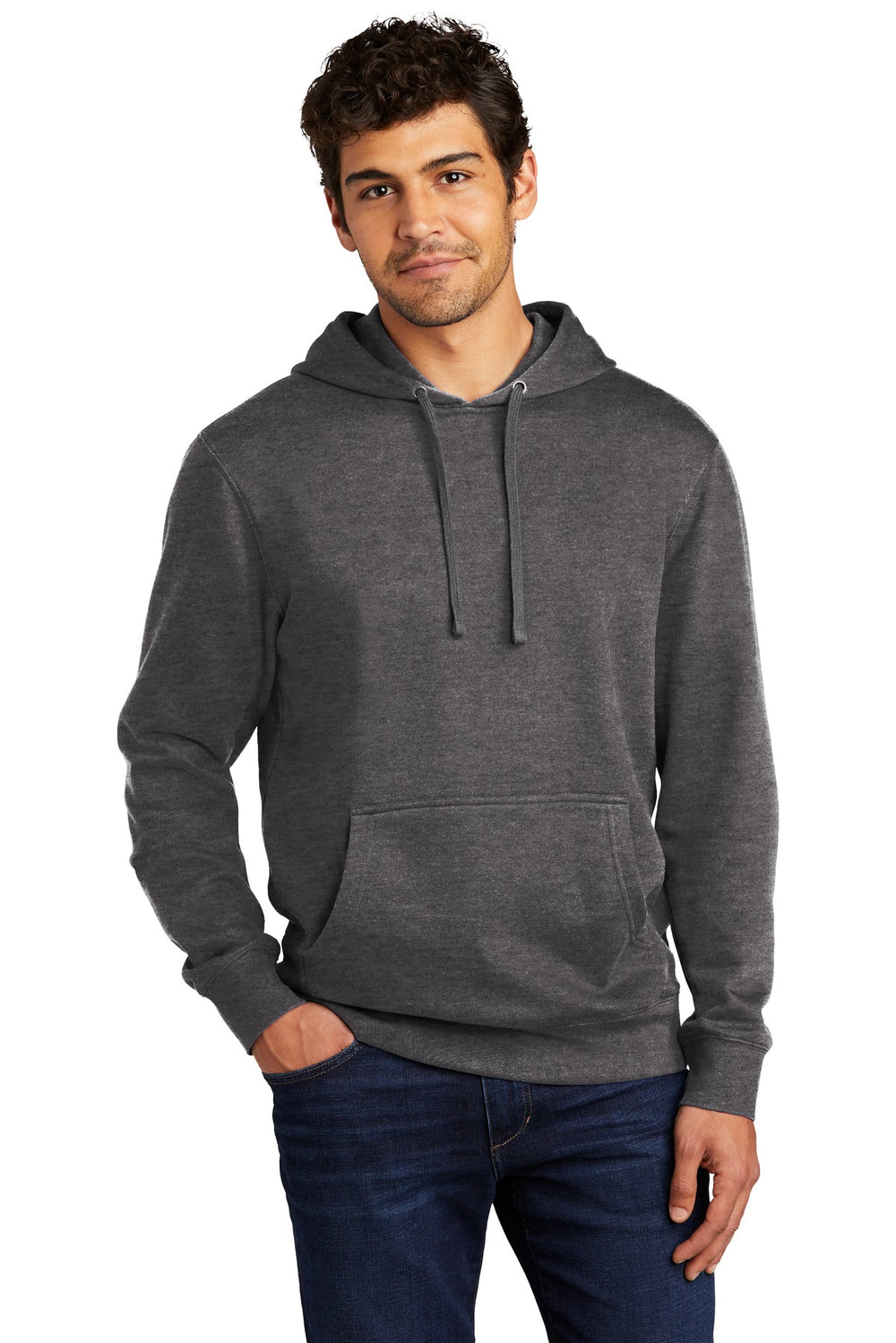 District® V.I.T.™ Fleece Hoodie - Heathered Charcoal - XS
