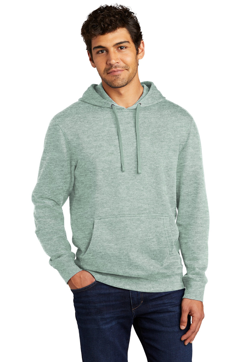 District® V.I.T.™ Fleece Hoodie - Heathered Dusty Sage - XS