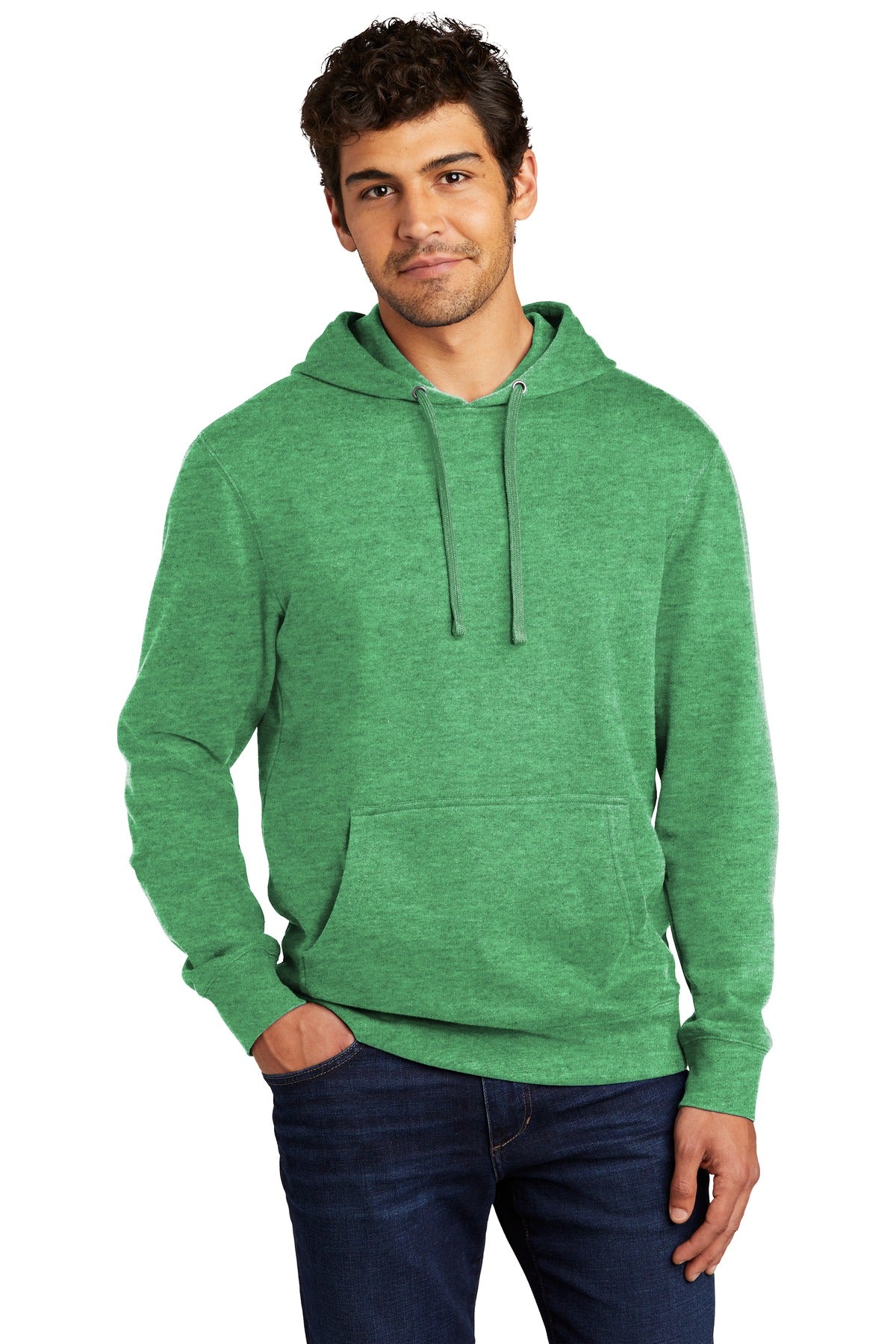 District® V.I.T.™ Fleece Hoodie - Heathered Kelly Green - XS