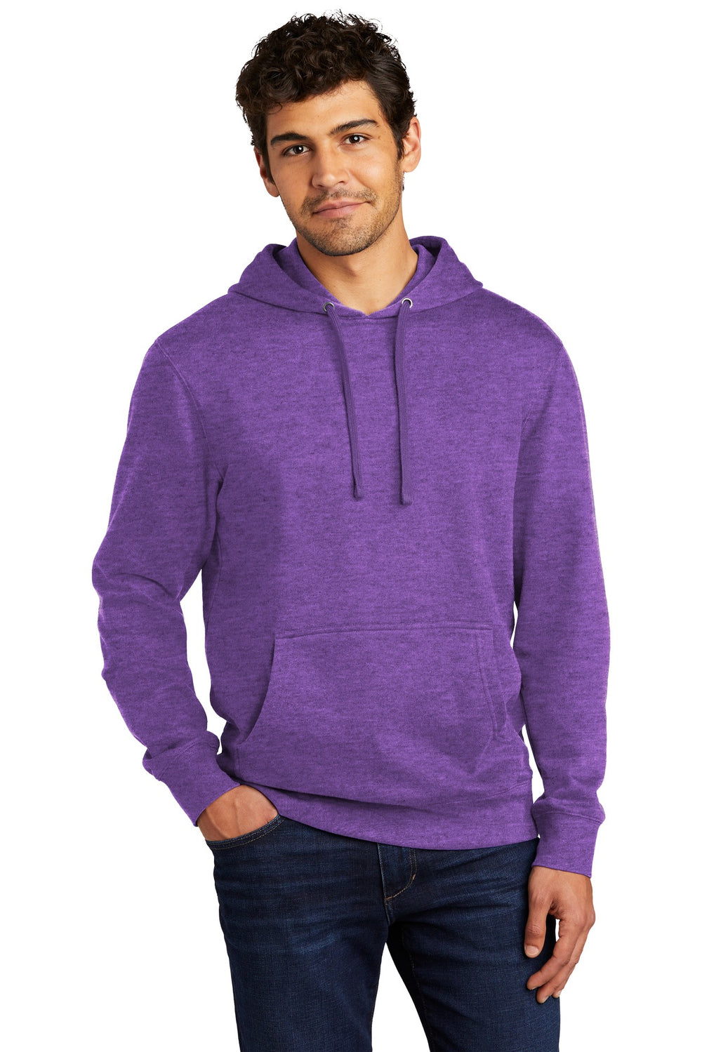 District® V.I.T.™ Fleece Hoodie - Heathered Purple - XS