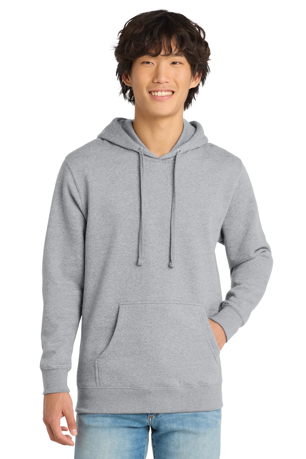 District® V.I.T.™ Fleece Hoodie - Light Heather Grey - XS