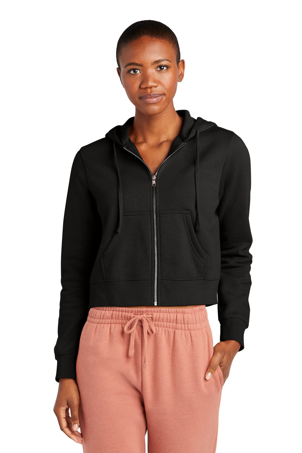 District® Women’s V.I.T.™ Fleece Full-Zip Hoodie - Black - XS