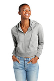 District® Women’s V.I.T.™ Fleece Full-Zip Hoodie - Light Heather Grey - XS