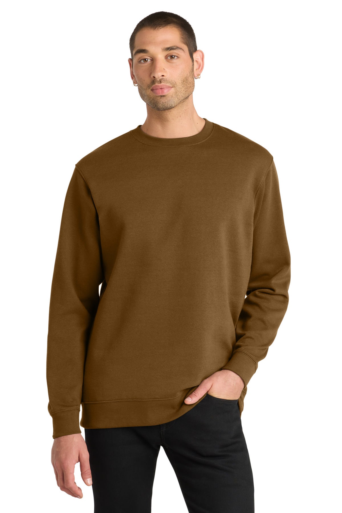 District® V.I.T.™ Fleece Crew - Duck Brown - 2XL