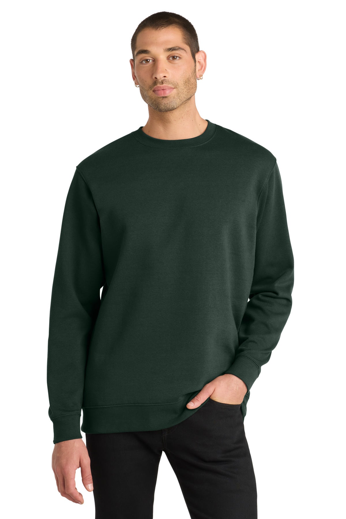 District® V.I.T.™ Fleece Crew - Forest Green - XS