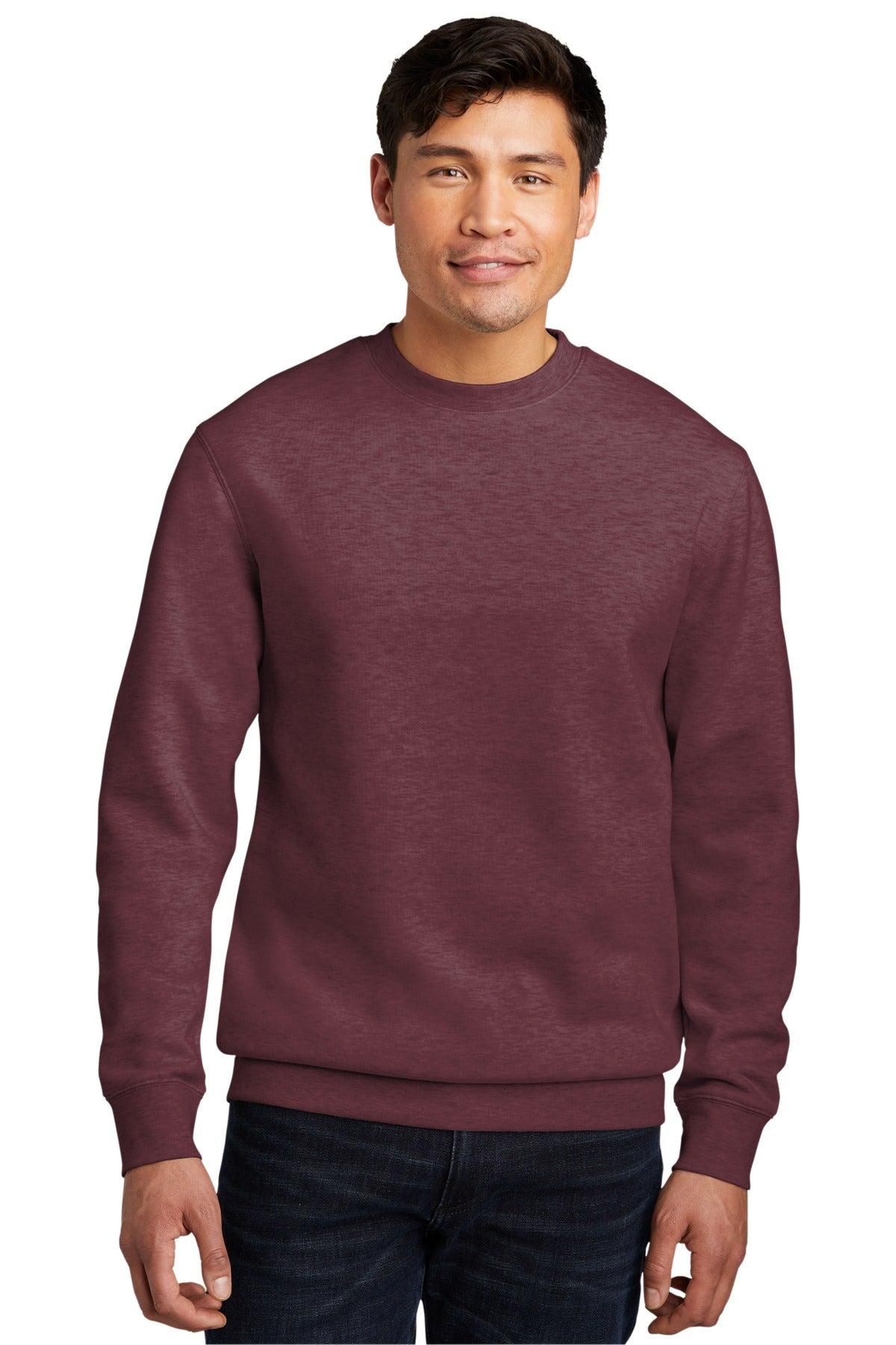 District® V.I.T.™ Fleece Crew - Heathered Cardinal - XS