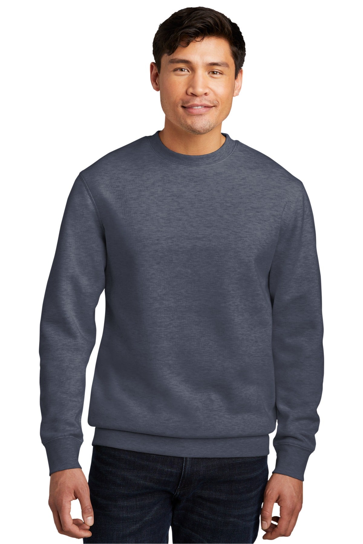 District® V.I.T.™ Fleece Crew - Heathered Navy - XS
