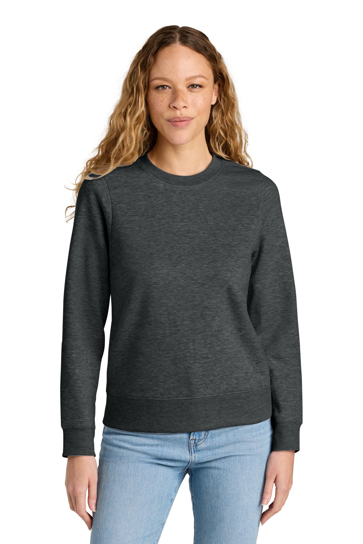 District® Women’s V.I.T.™ Fleece Crew - Heathered Charcoal - S