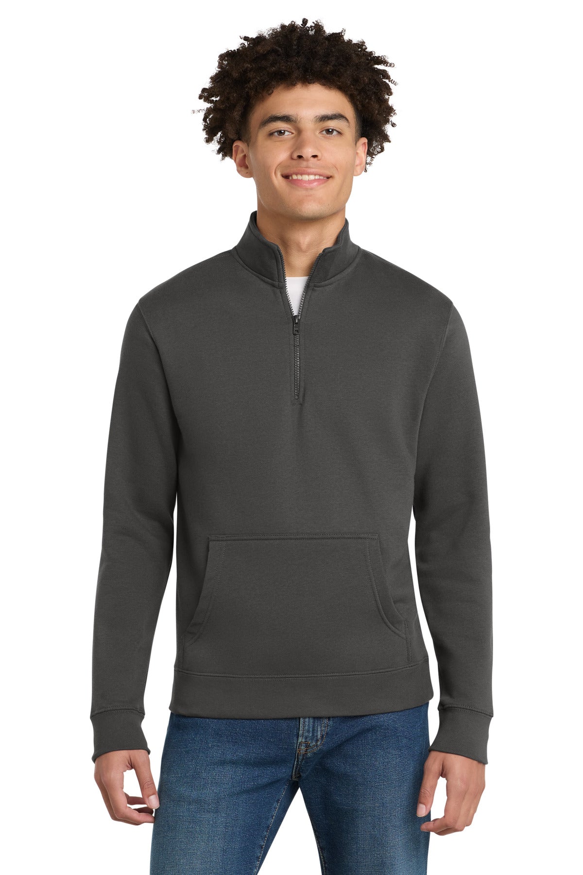District® V.I.T.™ Fleece 1/4-Zip - Charcoal - XS