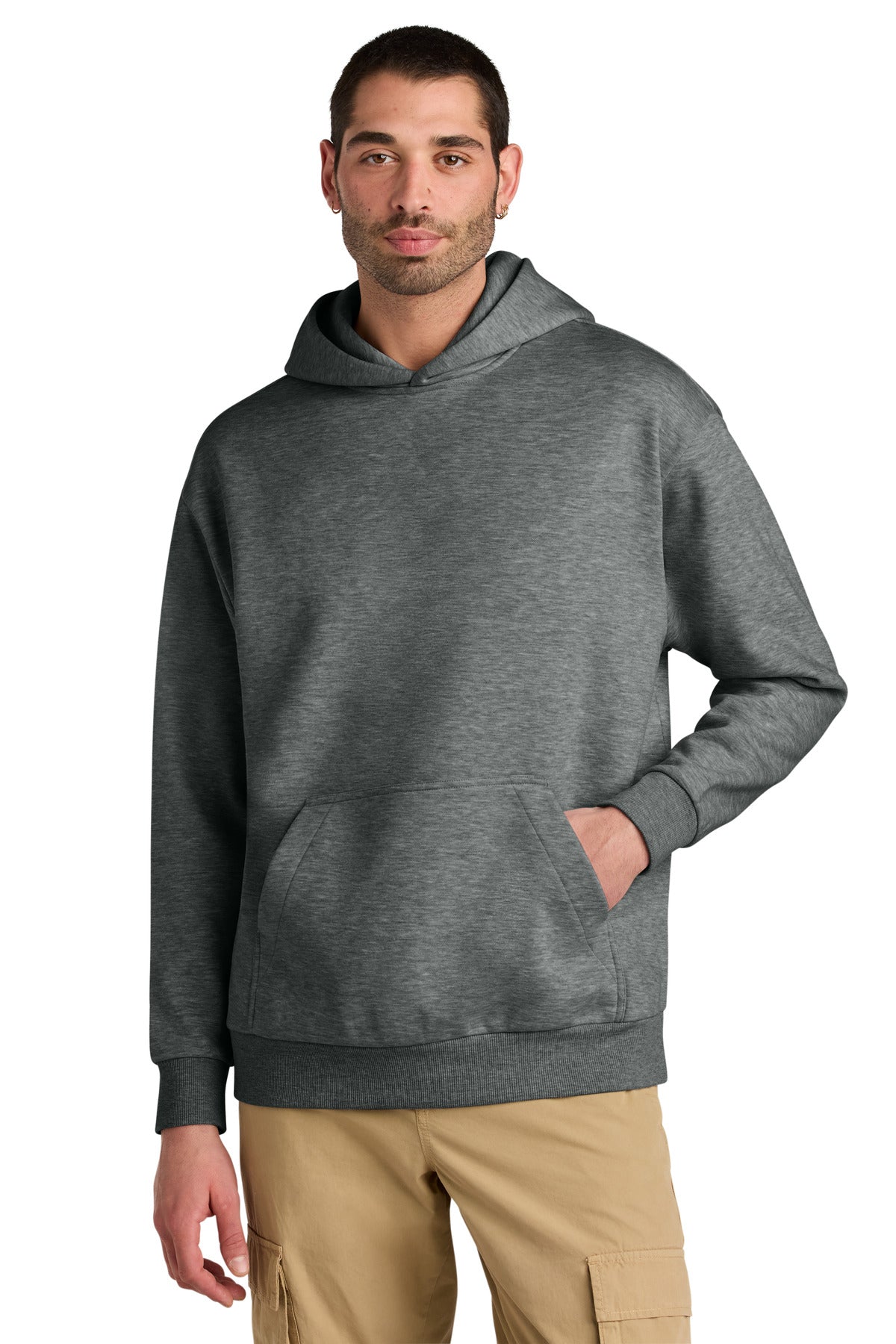 District® V.I.T.™ Heavyweight Fleece Hoodie - Grey Frost - M
