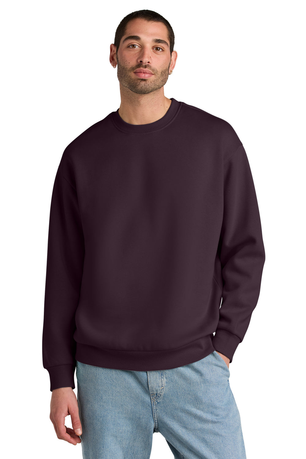 District® V.I.T.™ Heavyweight Fleece Crew - Bordeaux - S