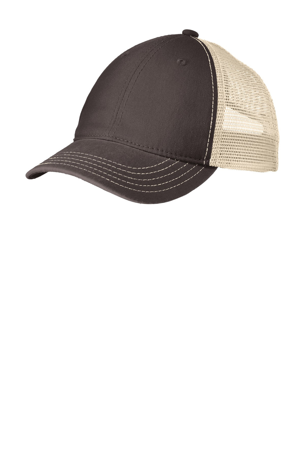 District ® Super Soft Mesh Back Cap - Chocolate Brown/ Stone - OSFA