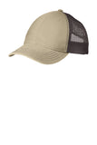 District ® Super Soft Mesh Back Cap - Khaki/ Chocolate Brown - OSFA
