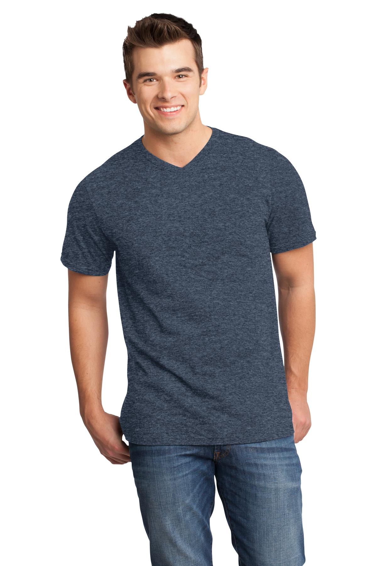 District ® Very Important Tee ® V-Neck - Heathered Navy - XS