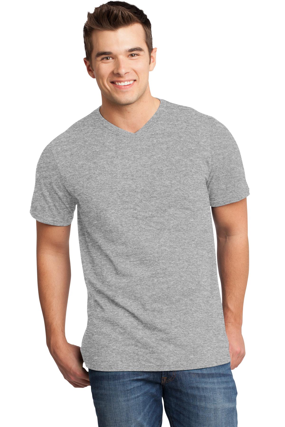 District ® Very Important Tee ® V-Neck - Light Heather Grey - XS
