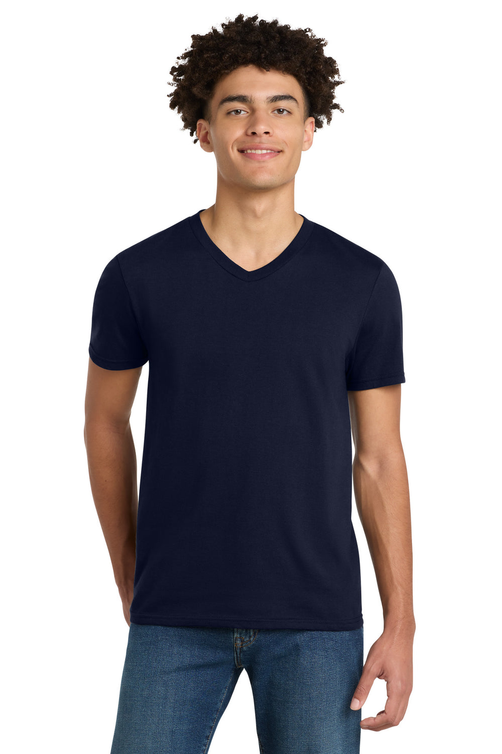 District ® Very Important Tee ® V-Neck - New Navy - XS