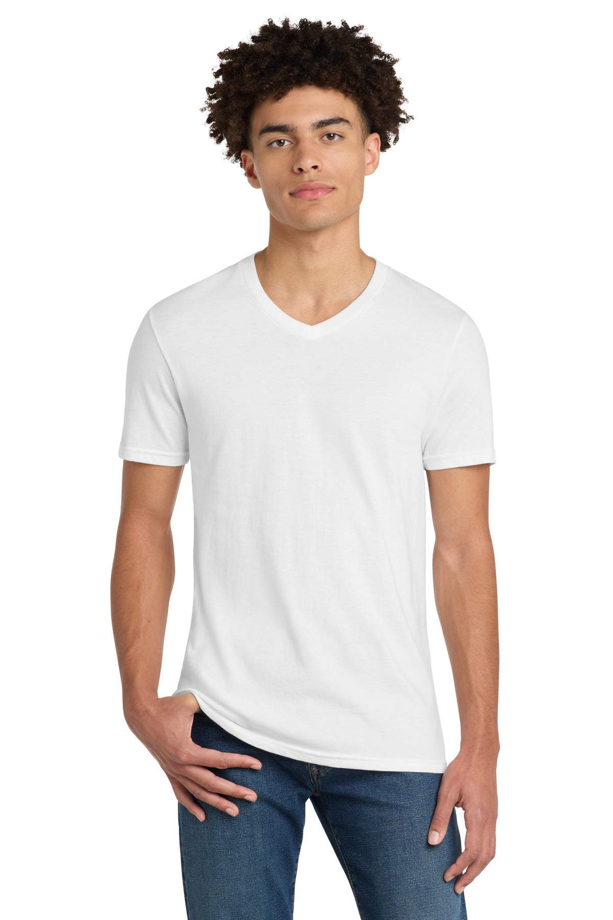 District ® Very Important Tee ® V-Neck - White - XS