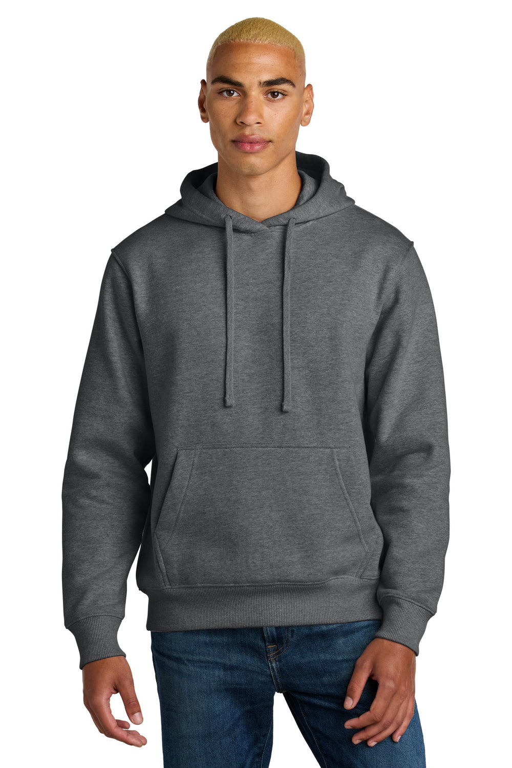 District® V.I.T.™ Super Heavyweight Fleece Hoodie - Heathered Charcoal - XS
