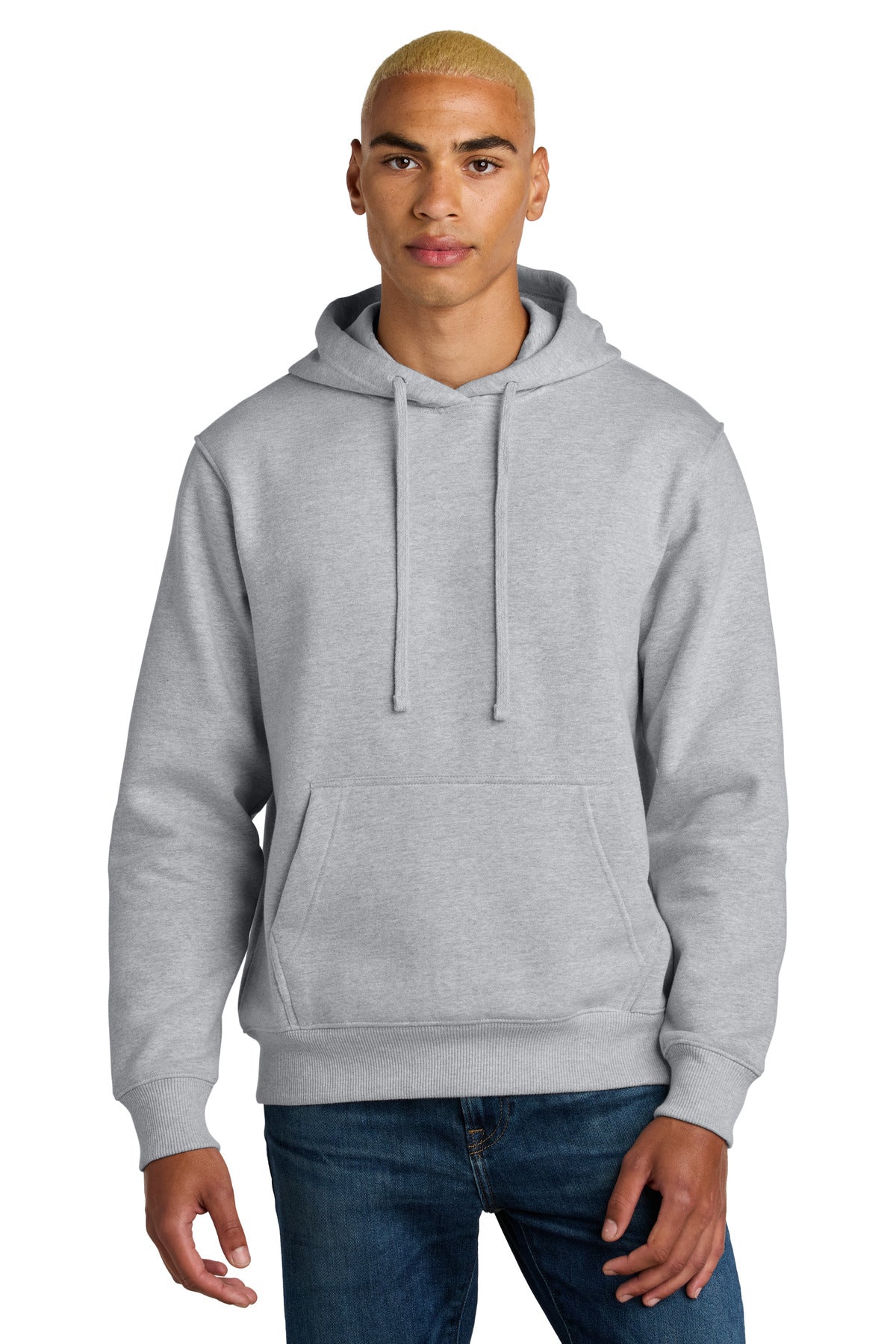 District® V.I.T.™ Super Heavyweight Fleece Hoodie - Light Heather Grey - XS