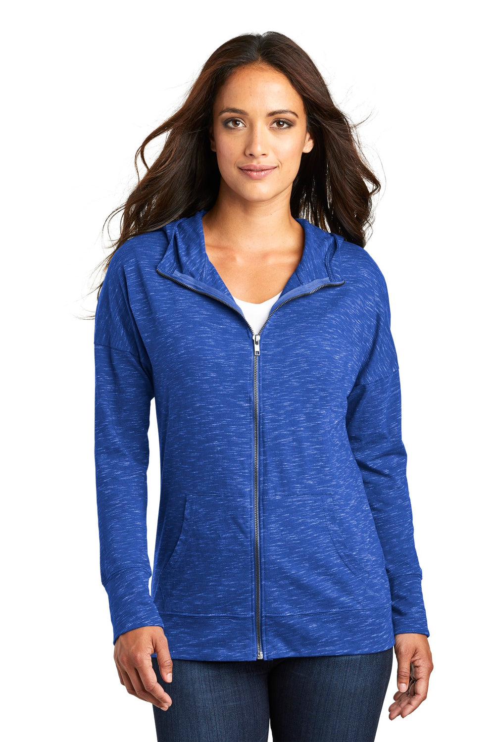 District ® Women’s Medal Full-Zip Hoodie - Deep Royal - XS