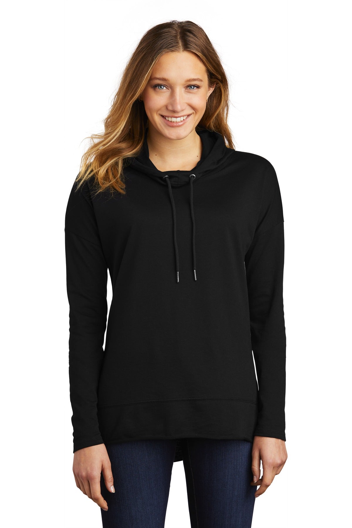 District ® Women’s Featherweight French Terry ™ Hoodie - Black - XS