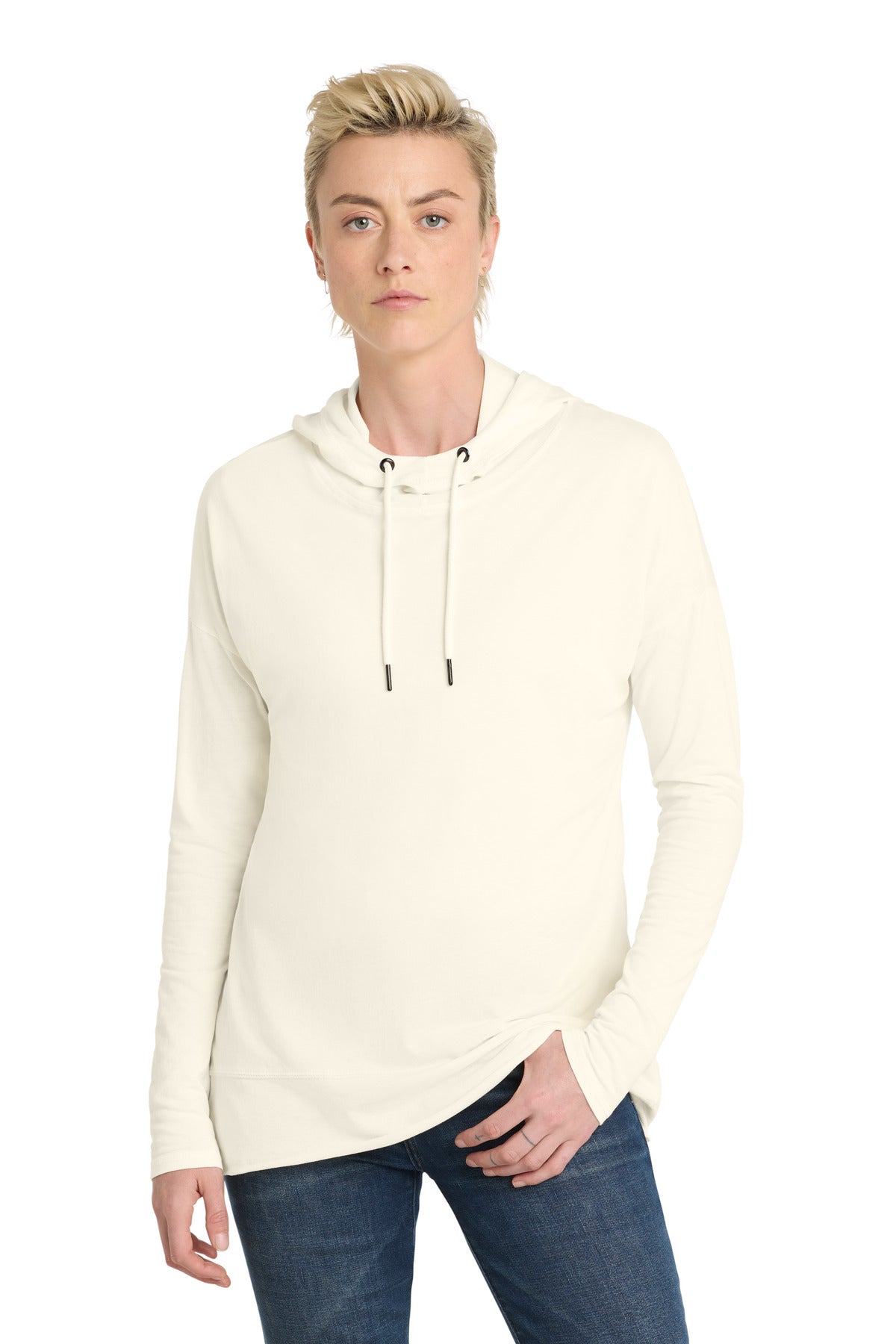 District ® Women’s Featherweight French Terry ™ Hoodie - Gardenia - 3XL