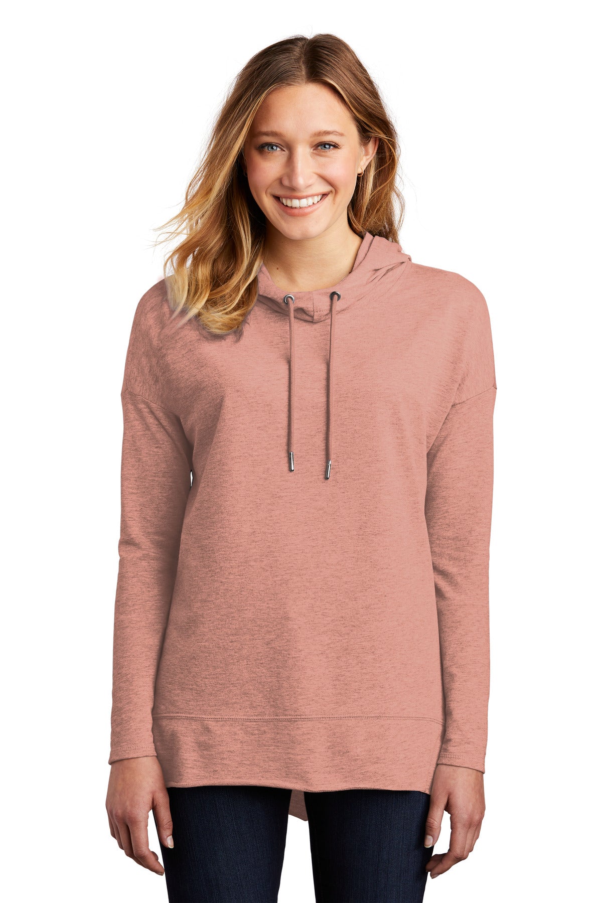 District ® Women’s Featherweight French Terry ™ Hoodie - Nostalgia Rose Heather - 3XL