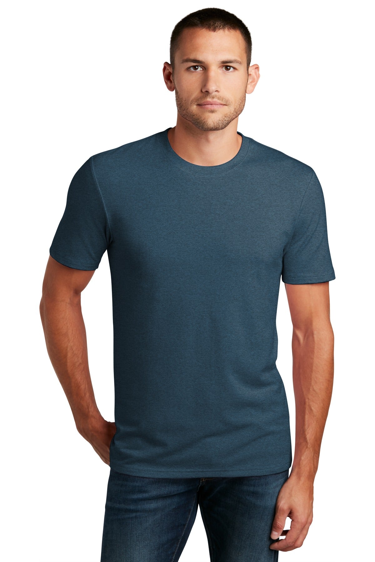 District® Flex Tee - Heathered Neptune Blue - XS