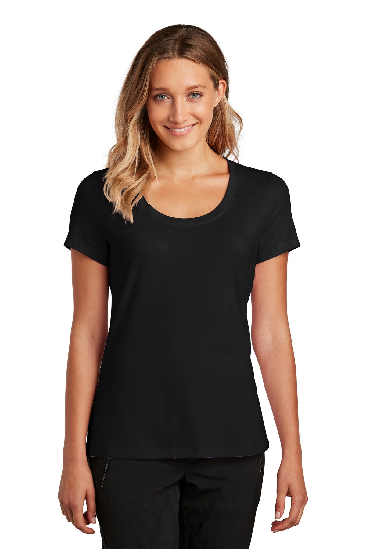District ® Women’s Flex Scoop Neck Tee - Black - XS
