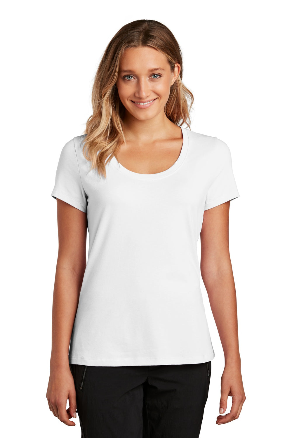 District ® Women’s Flex Scoop Neck Tee - White - XS