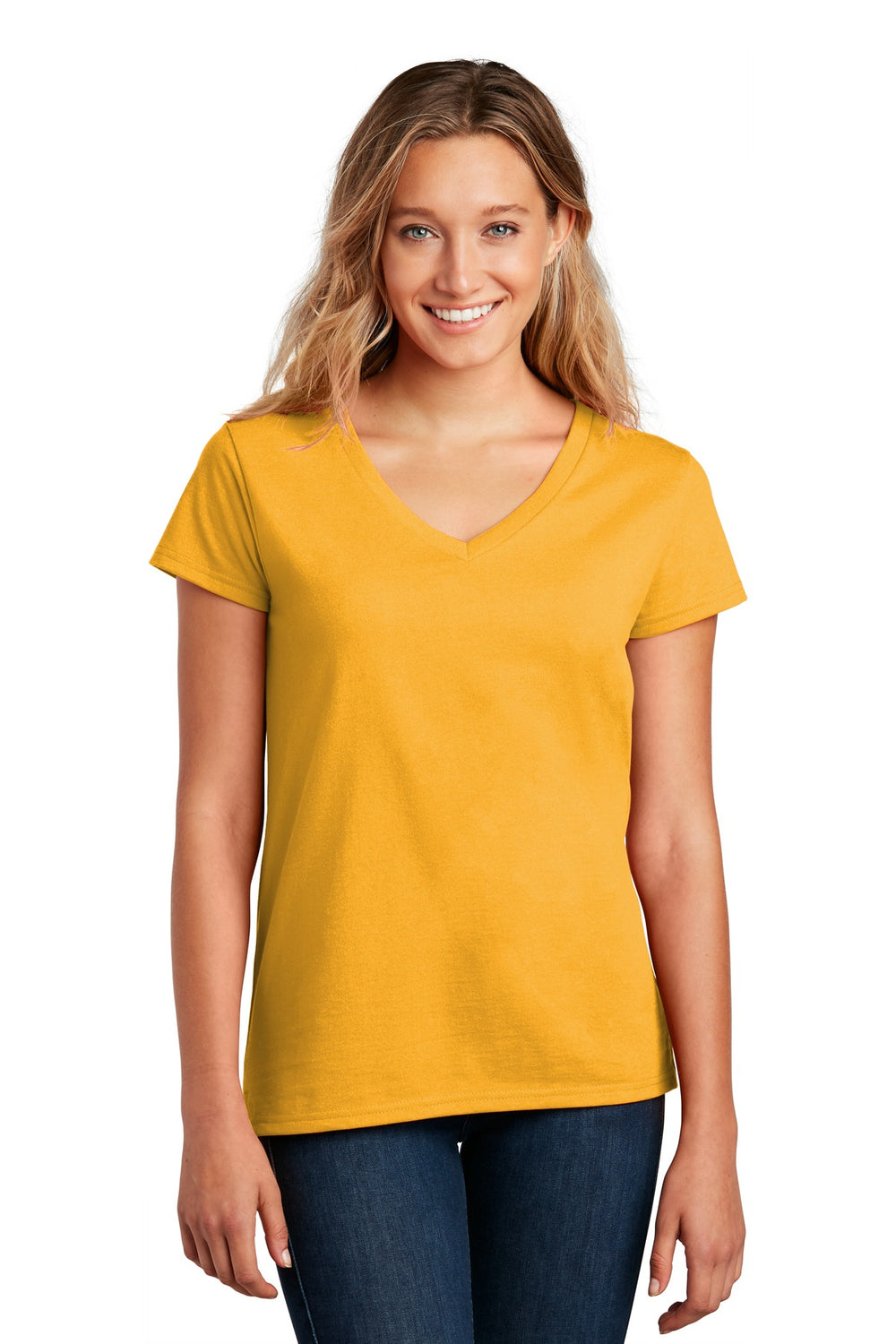 District ® Women’s Re-Tee ® V-Neck - Maize Yellow - XS