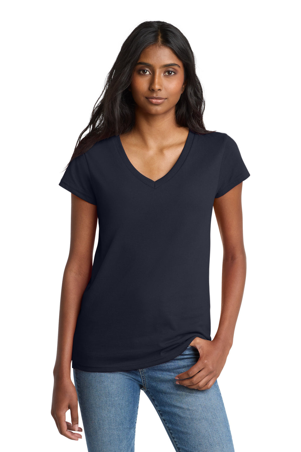 District ® Women’s Re-Tee ® V-Neck - True Navy - 3XL