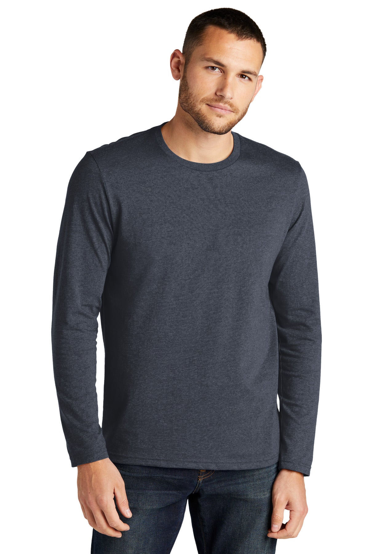 District® Re-Tee® Long Sleeve - Heathered Navy - XS