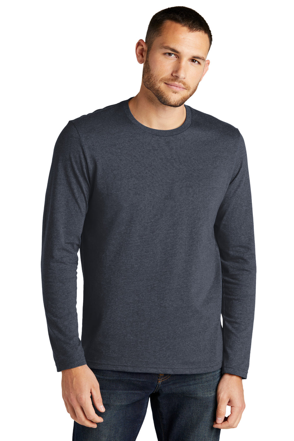 District® Re-Tee® Long Sleeve - Heathered Navy - XS
