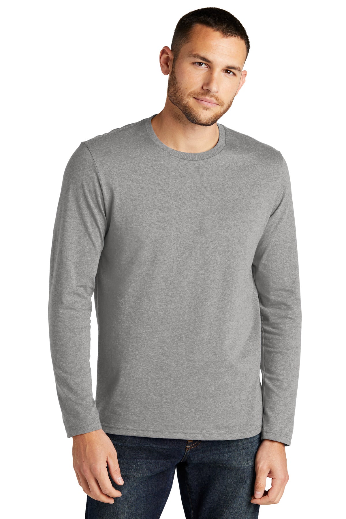 District® Re-Tee® Long Sleeve - Light Heather Grey - XS