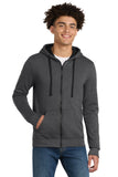 District ® The Concert Fleece ® Full-Zip Hoodie - Heathered Charcoal - XS