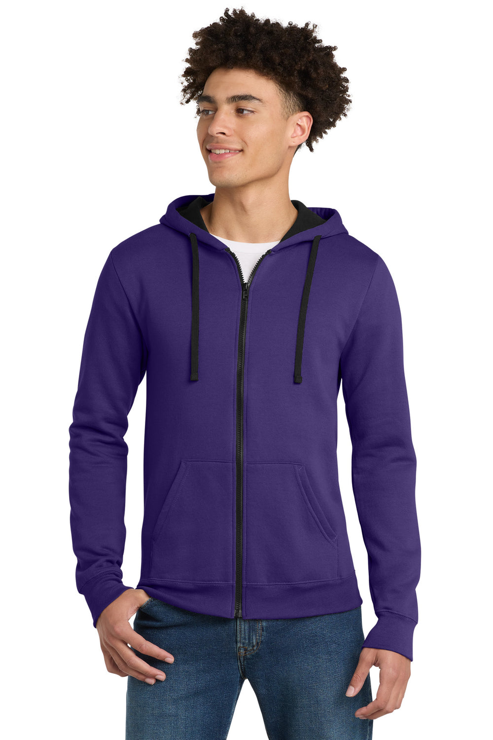 District ® The Concert Fleece ® Full-Zip Hoodie - Purple - XS