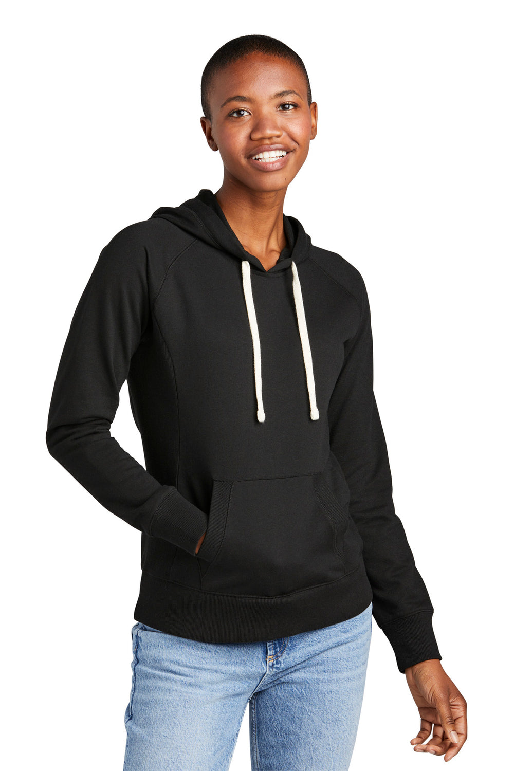 District® Women’s Re-Fleece™ Hoodie - Black - XS