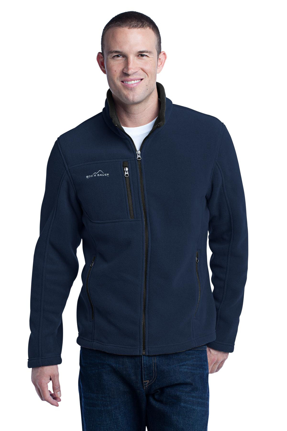 Eddie Bauer® Full-Zip Fleece Jacket - River Blue Navy - XS