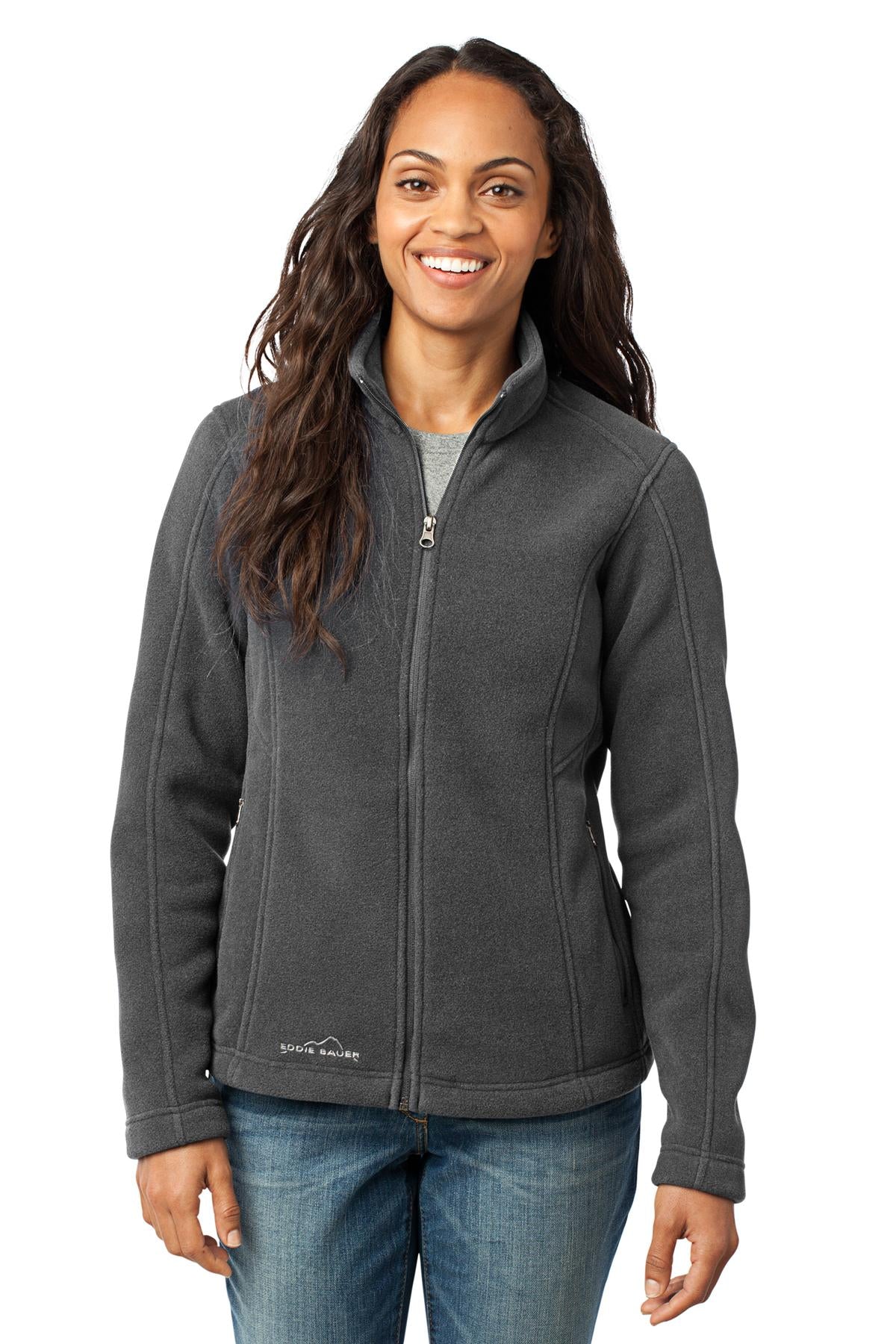 Eddie Bauer® Women's Full-Zip Fleece Jacket - Grey Steel - XS