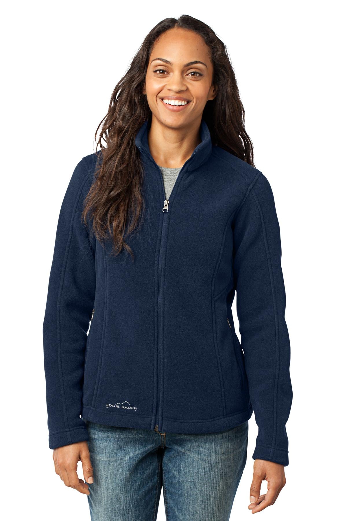 Eddie Bauer® Women's Full-Zip Fleece Jacket - River Blue Navy - XS