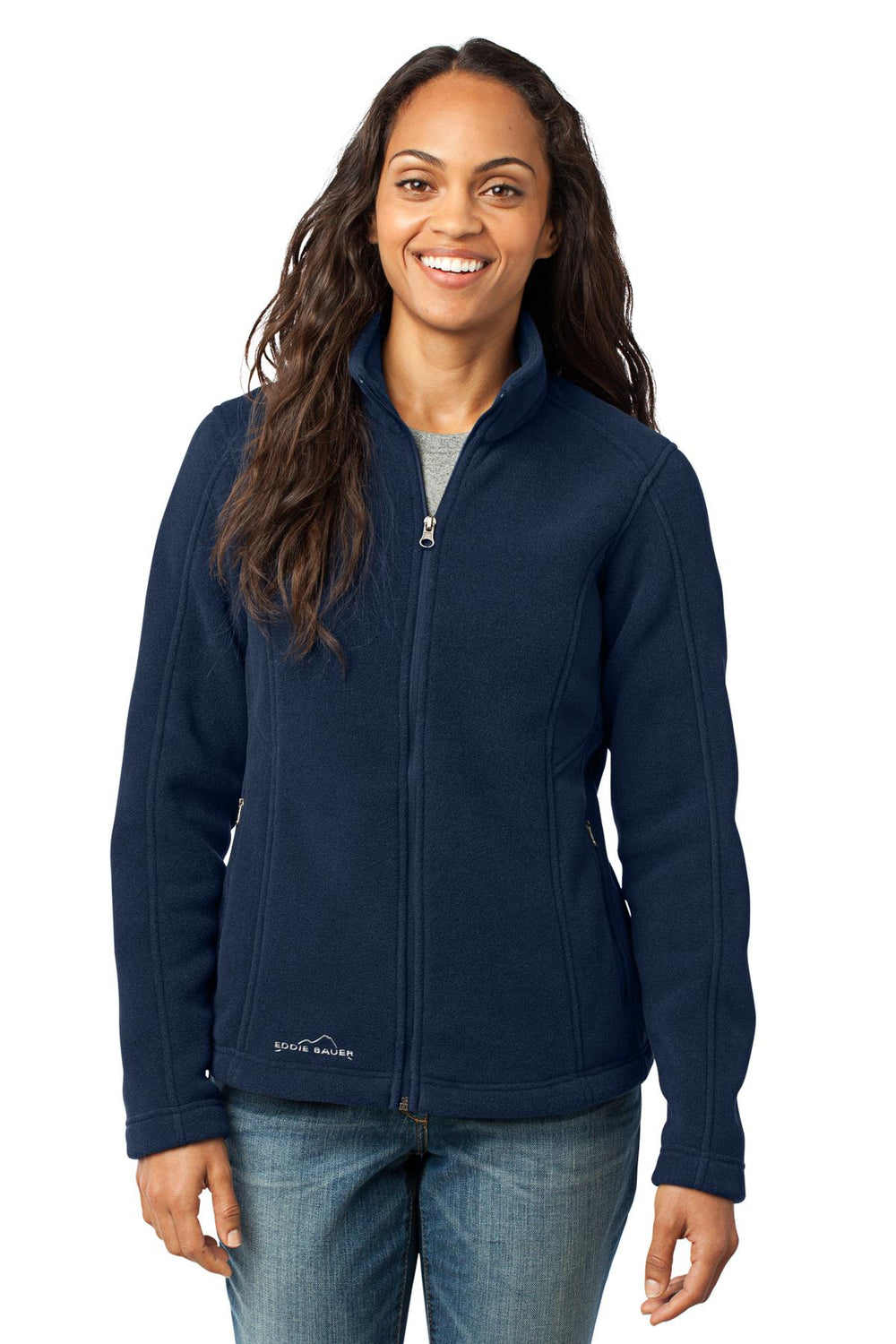 Eddie Bauer® Women's Full-Zip Fleece Jacket - River Blue Navy - XS