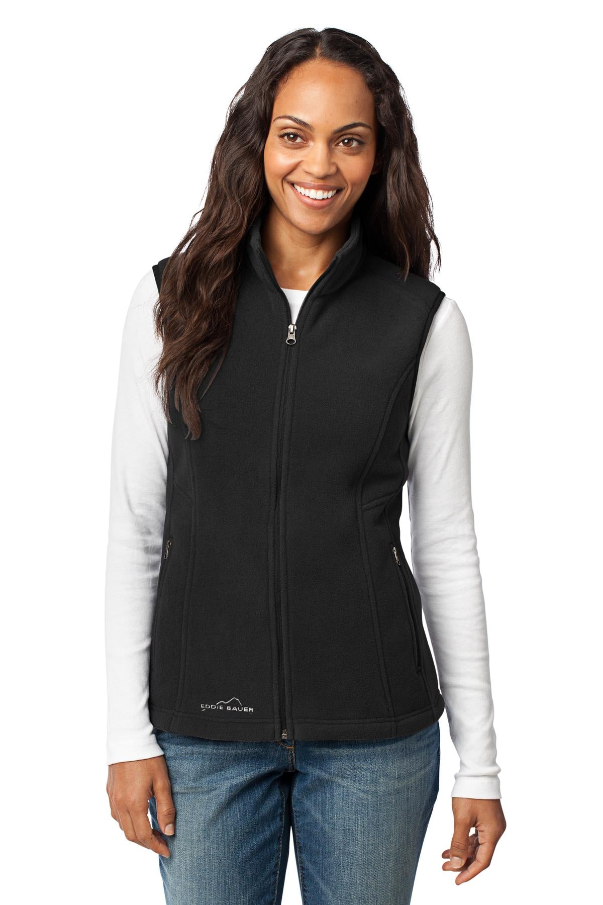 Eddie Bauer® Women's Fleece Vest - Black - XS