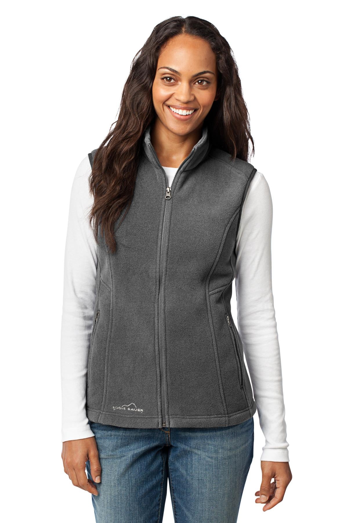 Eddie Bauer® Women's Fleece Vest - Grey Steel - XS
